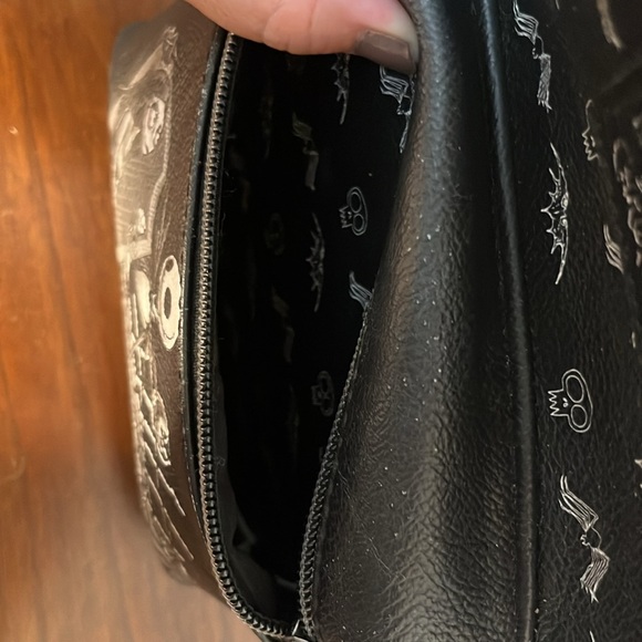 LOUNGEFLY The Nightmare Before Christmas Jack & Sally Graveyard Mini Backpack - Picture 8 of 11